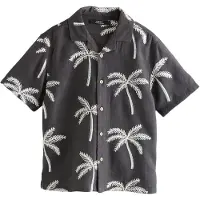 Next Camisa cinzento claro / preto