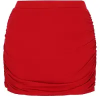 Faina Saia 'Festive' vermelho