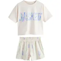 Next Pijama 'Wicked' azul / verde claro / lilás / branco