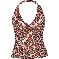 Faina Top 'Festive' creme / vermelho / preto