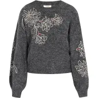 Usha Pullover bege / cinzento escuro