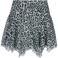 Faina Saia 'Festive' preto / branco lã