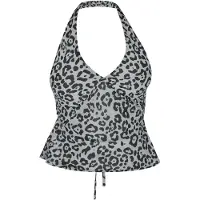 Faina Top 'Festive' cinzento / preto