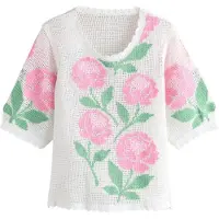 Next Pullover maçã / cor-de-rosa / rosa claro / branco