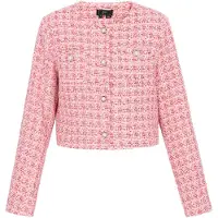 Faina Blazer 'Festive' cor-de-rosa / vermelho sangue / branco