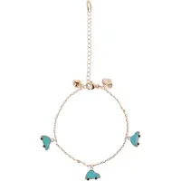 Mymo Pulseira azul pombo / ouro