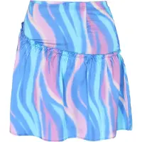 IZIA Saia 'Festival' creme / azul / azul claro / pitaya