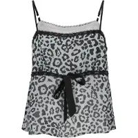 Faina Top 'Festive' preto / branco