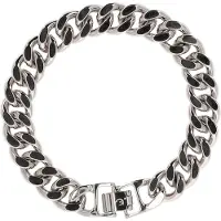 MyMo ROCKS Pulseira 'Rocks' prata