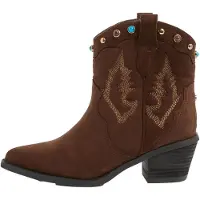 Lipsy Botas de cowboy azure / chocolate / castanho claro / ouro