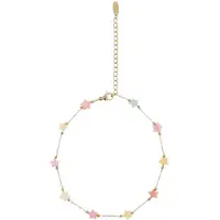 Mymo Pulseira azul pastel / amarelo claro / ouro / cor-de-rosa