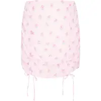 Mymo Saia 'Young Fashion' azul claro / rosa claro / branco