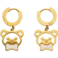 Mymo Brincos ouro / branco