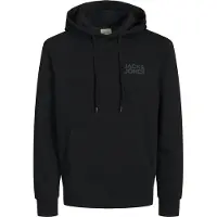 Jack & Jones Sweatshirt 'Corp' mosqueado preto