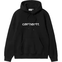 Carhartt - Sweats - Hooded Carhartt Sweat Black / White para Unissexo - Tamanho M - Preto