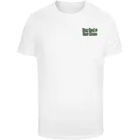 Mister tee Camisa 'Stay Real & Rise Above' cinzento claro / verde escuro / preto / branco
