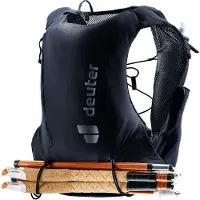 Deuter - Mochilas trail - Traick 5 SL Black para Mulher - Tamanho S - Preto