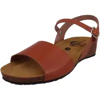 Plakton Sandálias com tiras 'Now Line' castanho ferrugento