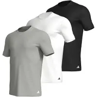 Adidas Base Layer De Manga Curta Active Core Cotton 3 Unidades