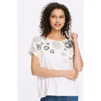 HEINE Camisa rosé / preto / branco