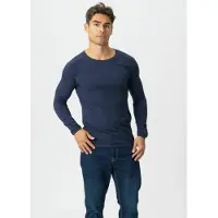 TeeShoppen Camisa ' Long-sleeved ' navy