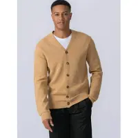 TeeShoppen Casaco de malha ' Cardigan ' areia