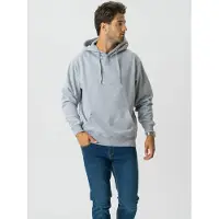 TeeShoppen Sweatshirt ' Hoodie ' cinzento claro