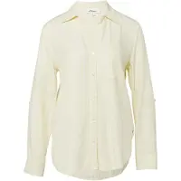 s.Oliver Blusa amarelo claro / branco