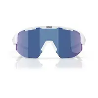 Bliz - Óculos sol - Matrix Small Matt White Smoke W Blue Multi para Unissexo - Branco