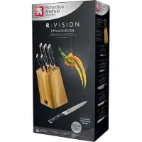 Richardson Sheffield R Vision RFR13000K358K20 conjunto de facas com blocos 5-peças