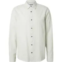 INDICODE JEANS Camisa 'Tryp' azul pastel / branco natural