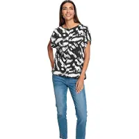 HEINE Blusa preto / branco