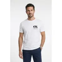 Calvin Klein Jeans Camisa 'Logo Graphic' preto / branco