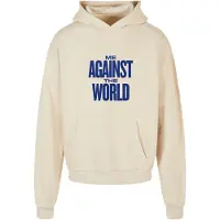 Mister Tee X Artist Sweatshirt 'Tupac Me Against The World' areia / azul escuro