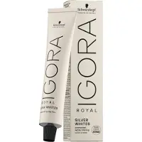 Schwarzkopf Professional Igora Royal SilverWhite Creme Colorante Permanente Branco Cinza-Lilás 60 ml