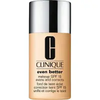 Clinique Even Better Uniformiza e corrige base corretiva FPS 15 cor WN 56 Caju 30 ml
