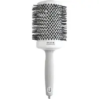 Olivia Garden Expert Escova de cabelo Shine Wavy com cerdas brancas e cinza diâmetro 65 mm 1ud