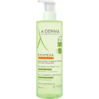 A-Derma Exomega Control 2in1 Emollient Cleansing Gel 500 ml