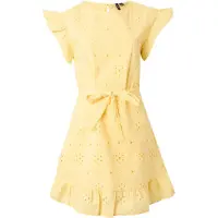 Vero Moda Vestido de verão 'VMEliza' amarelo claro