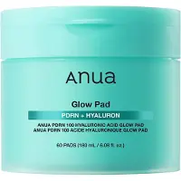 ANUA Glow Vegano Hidratação Tanto de manhã como à noite Discos Peel-Off 60 unidades
