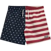 Sebago para homem. 78121FW Fato de banho Bend USA Flag azul marinho, vermelho (L), Beachwear, Poliéster