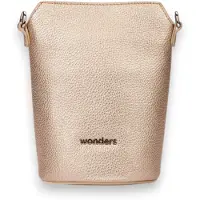 Wonders para mulher. WB-55036_941_7285 Bolsa Lira bronze (OSFA), Ouro, Casual, Sintético, Poliuretano