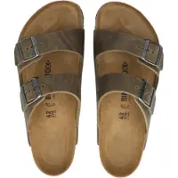 Birkenstock Sandálias Arizona Natural Leather Oiled