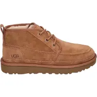 Ugg para homem. 1121645 Botins em pele M Neumel Moc castanho (41), Couro, Marrom, Plano, Cordão, Casual