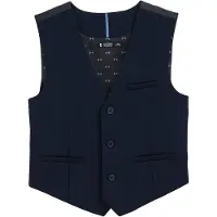 We fashion Colete azul escuro