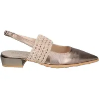 Hispanitas para mulher. HV264866 Sapatos cinzentos Turin (39), Couro, Plano, 1 a 3cm, Nenhum, Casual, Sapatos de Festa, Clássico, Taupe