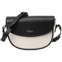 Pepe Jeans para mulher. PL0300116 Bolsa Crisha Tale preta (OSFA), Preto, Casual, Algodão