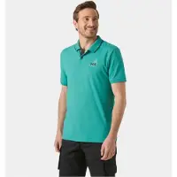 Helly Hansen para homem. 34545 Pólo verde Hp Figari (M), Casual, Poliamida, Manga curta