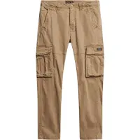 Superdry para homem. M7011132A Calças cargo Core castanhas (30/32), Marrom, Casual, Algodão