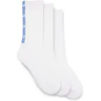 HUGO Meias Back Tape 10280492 3 Pares